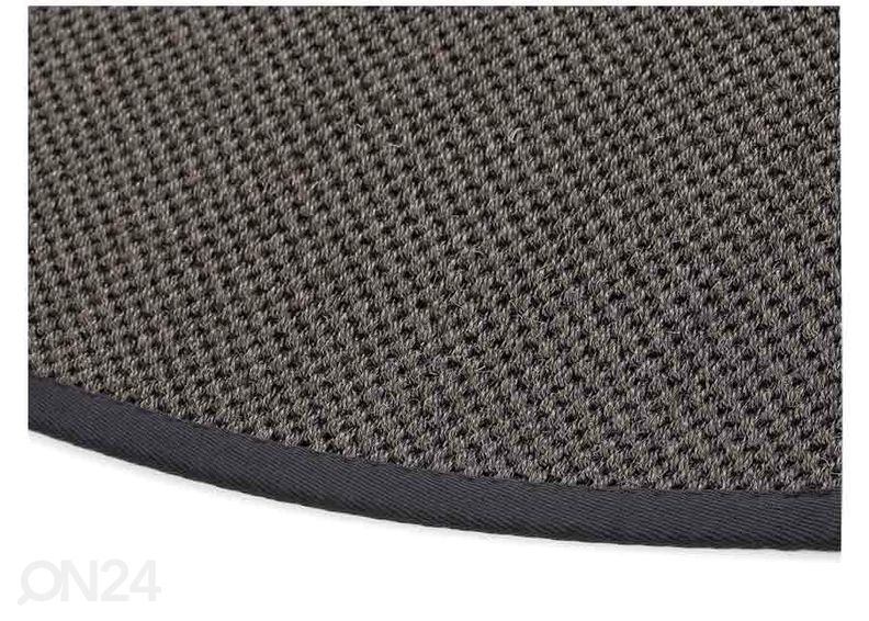 Narma sisalvaip Dragon™ anthracite ümar Ø 160 cm suurendatud