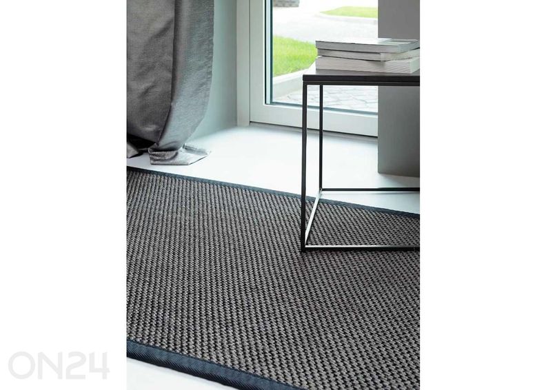 Narma sisalvaip Dragon™ anthracite ümar Ø 160 cm suurendatud