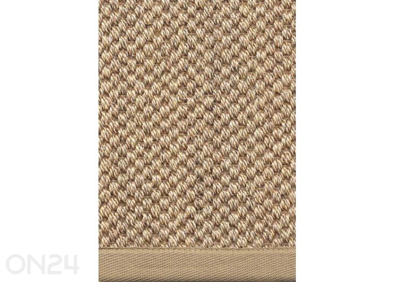 Narma sisalvaip Dragon™ beige ümar Ø 160 cm suurendatud