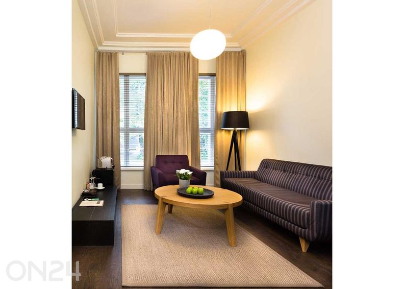 Narma sisalvaip Dragon™ linen ümar Ø 160 cm suurendatud