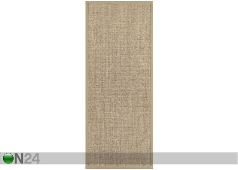 Narma sisalvaip Livos™ beige 80x200 cm suurendatud