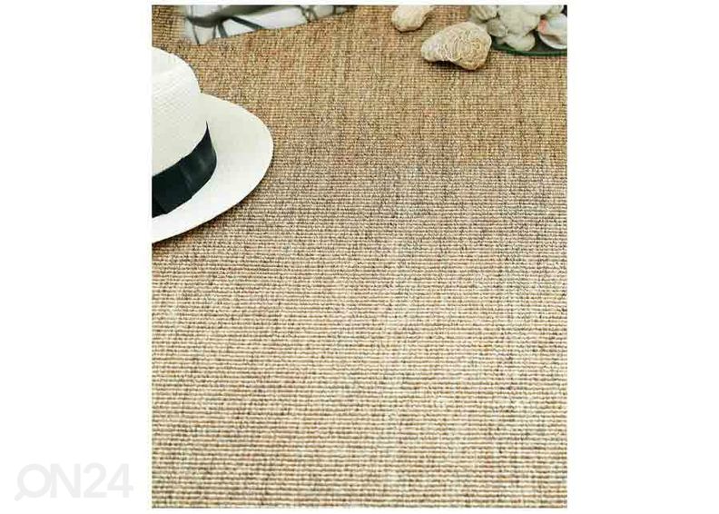 Narma sisalvaip Livos™ beige ümar Ø 160 cm suurendatud