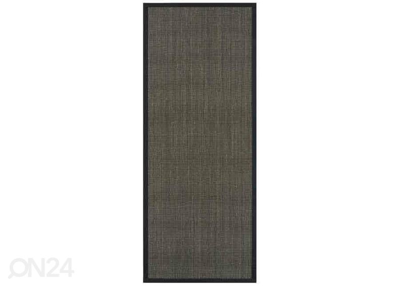 Narma sisalvaip Livos black/brown 100x160 cm suurendatud