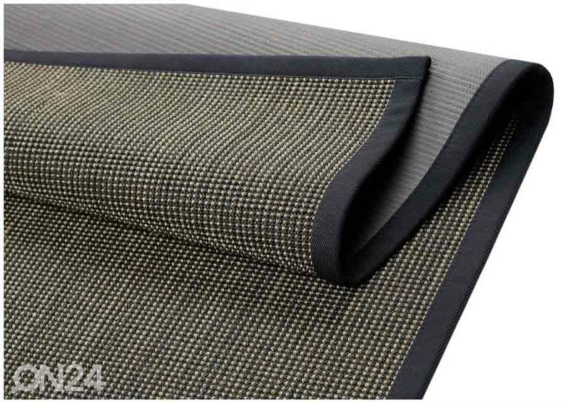 Narma sisalvaip Livos black/brown 100x160 cm suurendatud