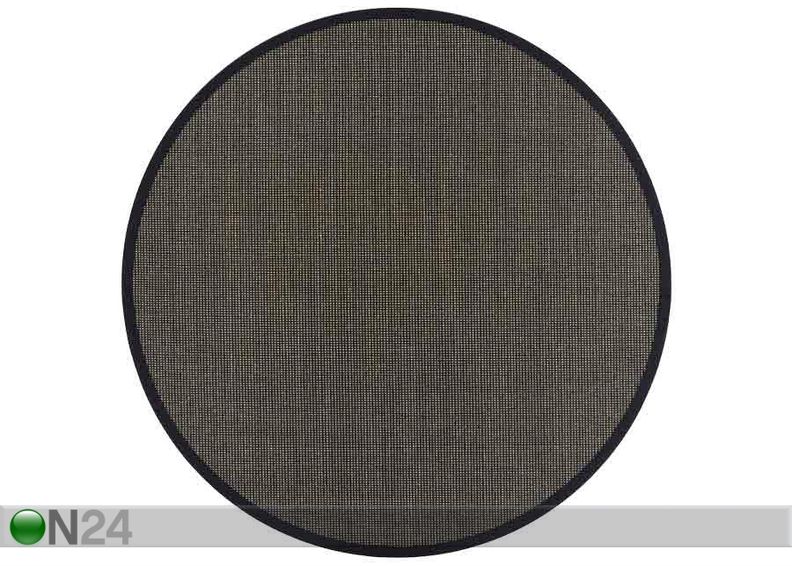 Narma sisalvaip Livos black/brown 80x250 cm suurendatud