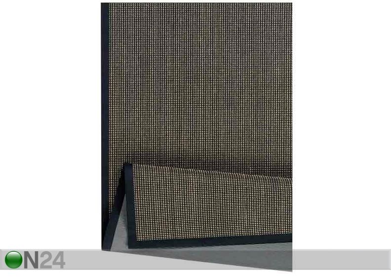 Narma sisalvaip Livos black/brown 80x250 cm suurendatud