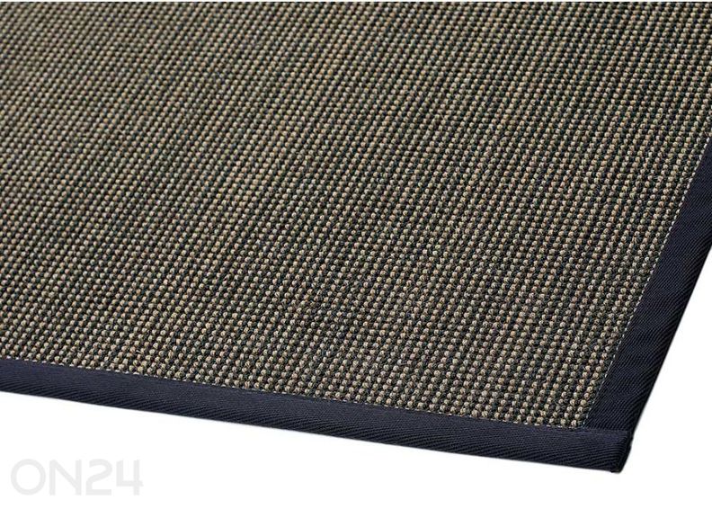 Narma sisalvaip Livos™ black-brown 80x350 cm suurendatud