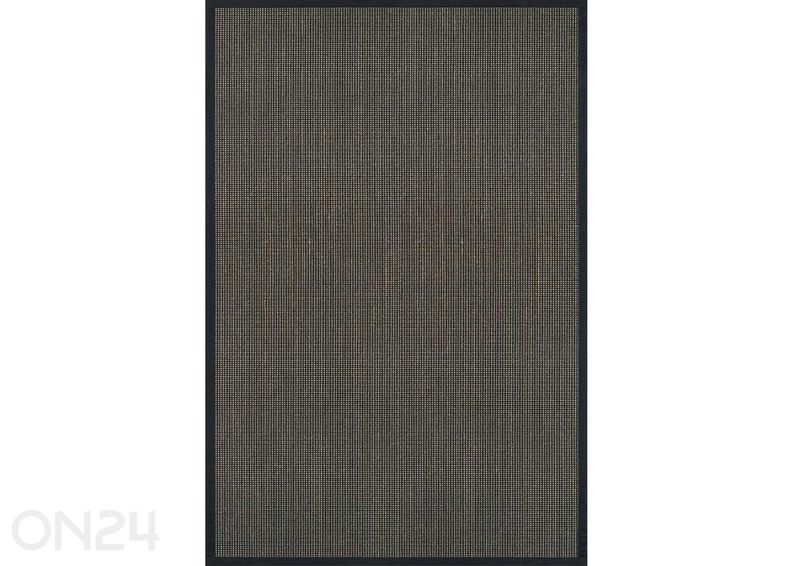 Narma sisalvaip Livos™ black-brown 80x350 cm suurendatud