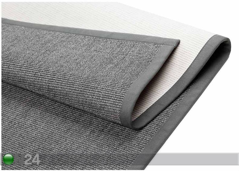 Narma sisalvaip Livos grey 80x200 cm suurendatud