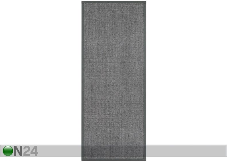 Narma sisalvaip Livos grey 80x200 cm suurendatud
