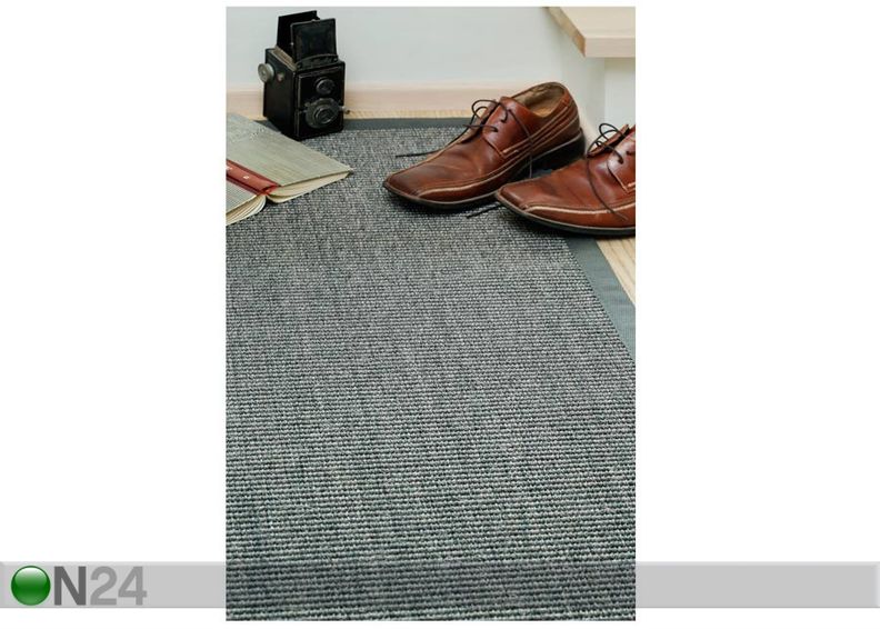 Narma sisalvaip Livos grey 80x200 cm suurendatud