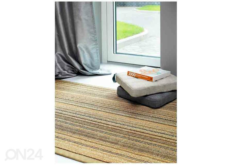 Narma sisalvaip Livos™ multi 80x160 cm suurendatud