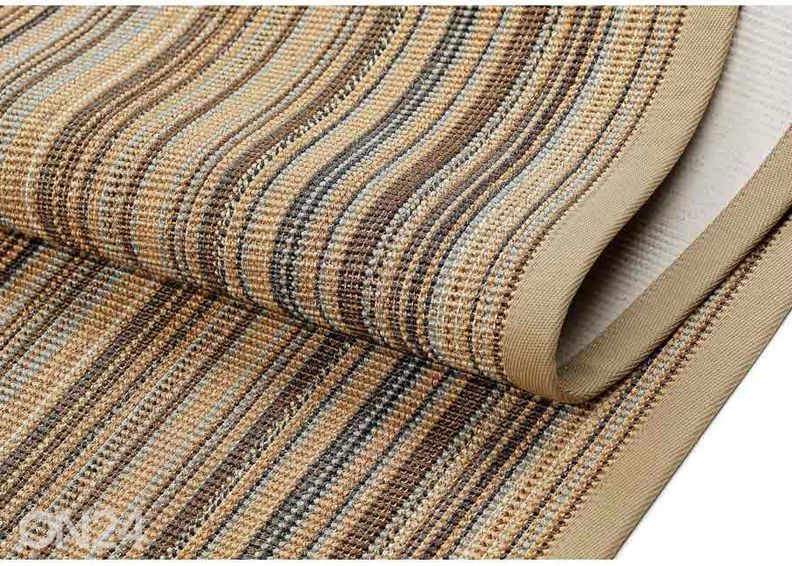 Narma sisalvaip Livos™ multi ümar Ø 160 cm suurendatud