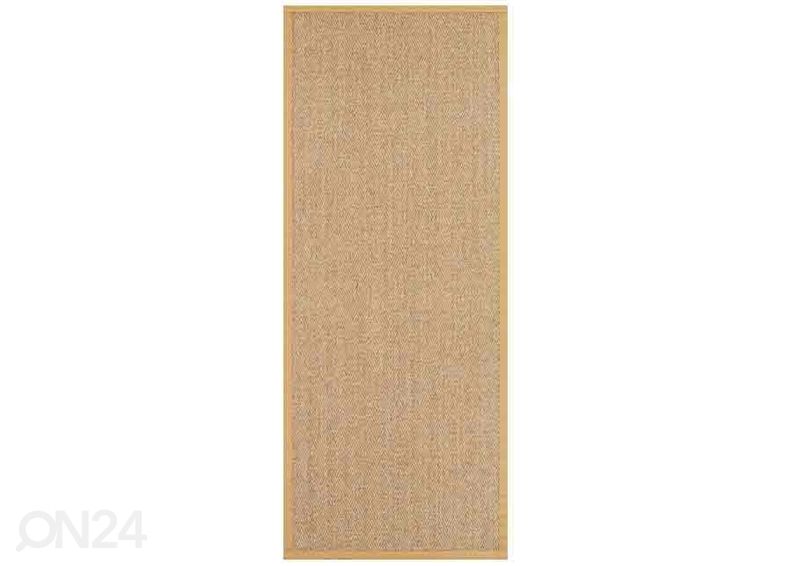 Narma sisalvaip Tuna™ 80x250 cm suurendatud