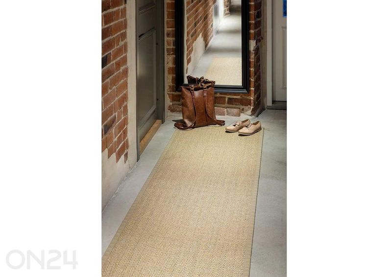 Narma sisalvaip Tuna™ beige 80x160 cm suurendatud