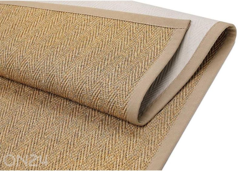 Narma sisalvaip Tuna™ beige 80x250 cm suurendatud