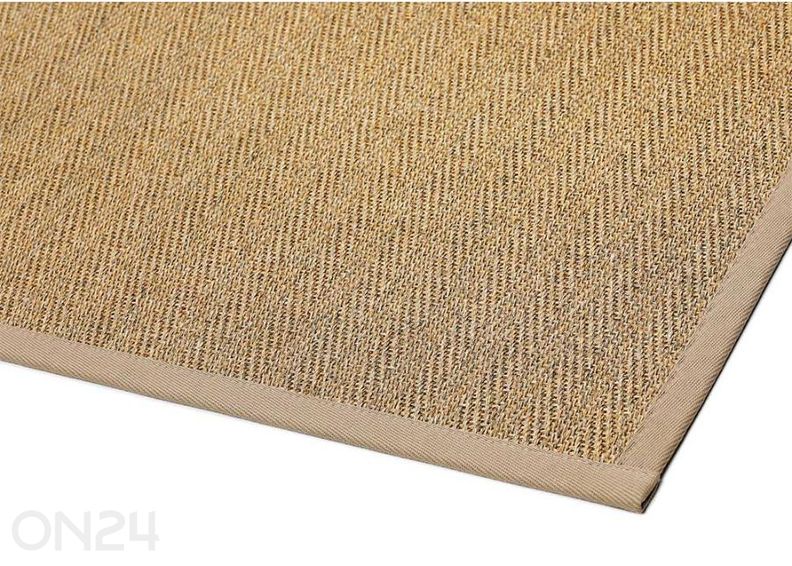 Narma sisalvaip Tuna™ beige 80x250 cm suurendatud