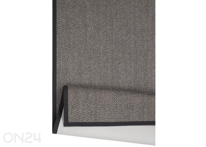Narma sisalvaip Tuna™ carbon 80x160 cm suurendatud
