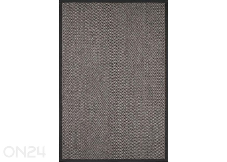 Narma sisalvaip Tuna™ carbon 80x160 cm suurendatud