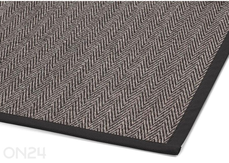 Narma sisalvaip Tuna™ carbon 80x160 cm suurendatud