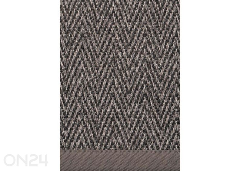 Narma sisalvaip Tuna™ cocoa ümar Ø 160 cm suurendatud