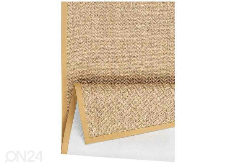 Narma sisalvaip Tuna™ gold 80x160 cm suurendatud