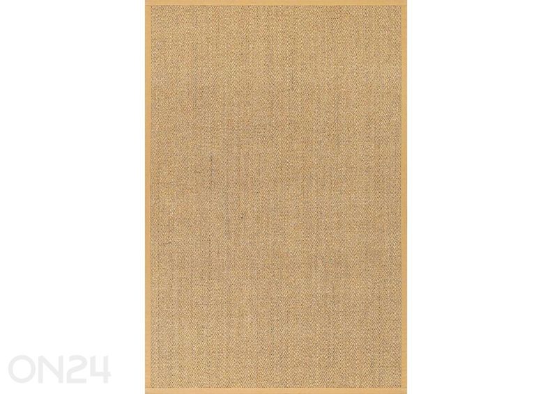Narma sisalvaip Tuna™ gold 80x200 cm suurendatud