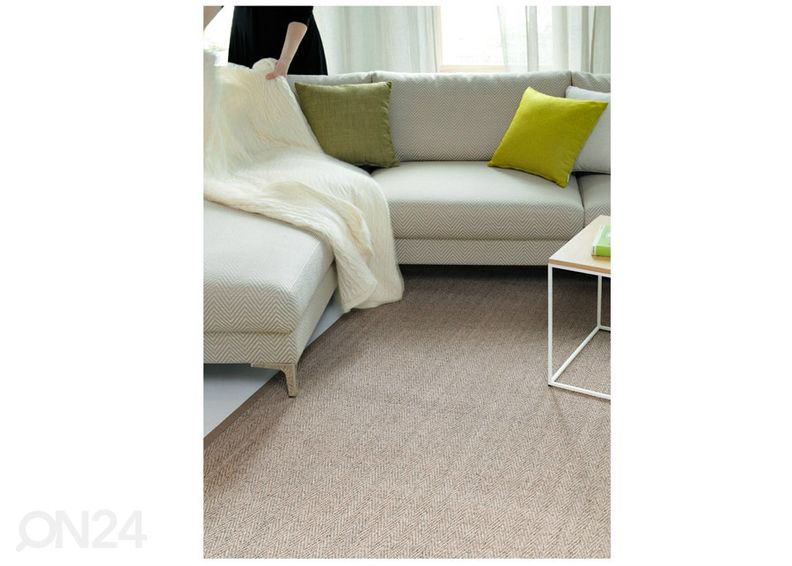 Narma sisalvaip Tuna™ linen 80x160 cm suurendatud