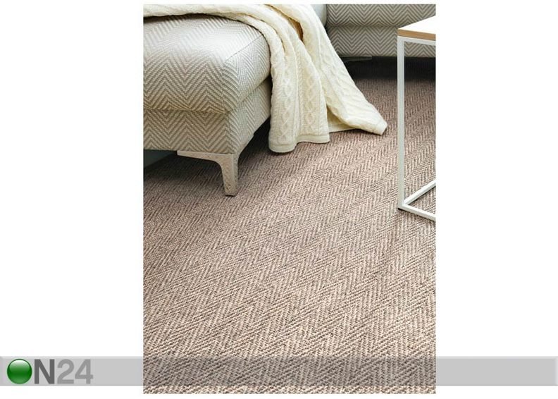 Narma sisalvaip Tuna linen 80x350 cm suurendatud