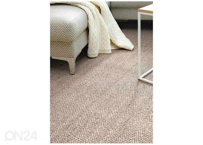 Narma sisalvaip Tuna™ linen ümar Ø 160 cm suurendatud