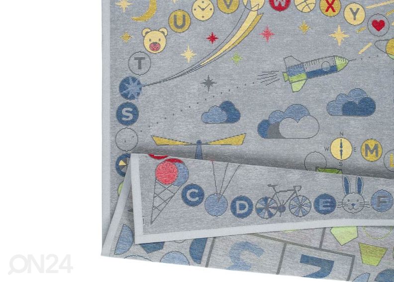 Narma smartWeave® DUO vaip Tähemaa silver 100x160 cm suurendatud