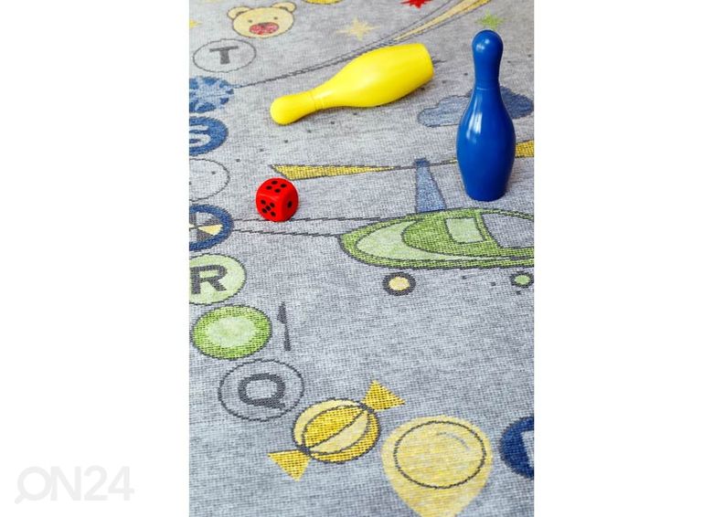 Narma smartWeave® DUO vaip Tähemaa silver 100x160 cm suurendatud