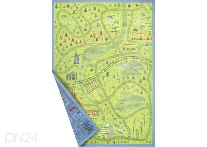 Narma smartWeave® DUO vaip Ülejõe blue-green 100x160 cm suurendatud