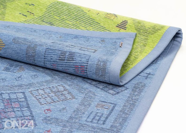 Narma smartWeave® DUO vaip Ülejõe blue-green 100x160 cm suurendatud