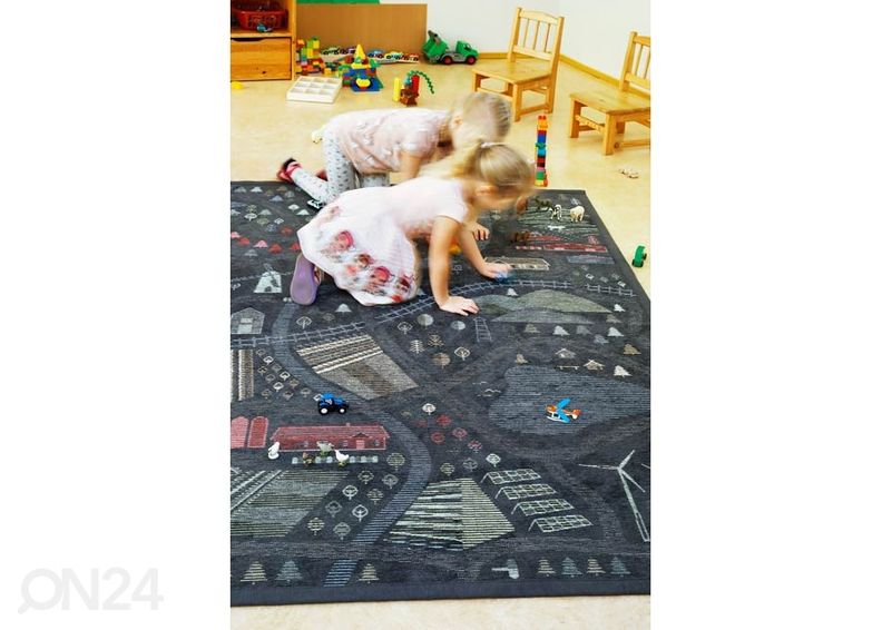 Narma smartWeave® DUO vaip Ülejõe carbon 100x160 cm suurendatud