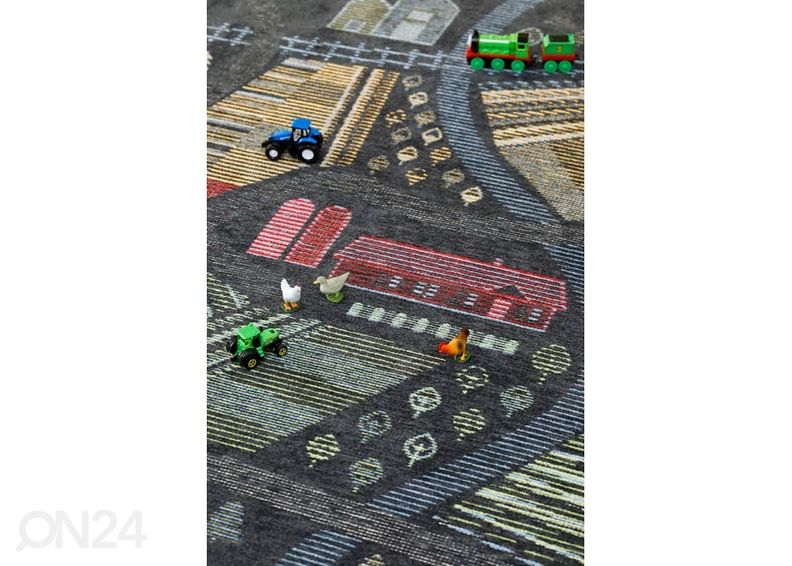 Narma smartWeave® DUO vaip Ülejõe carbon 100x160 cm suurendatud