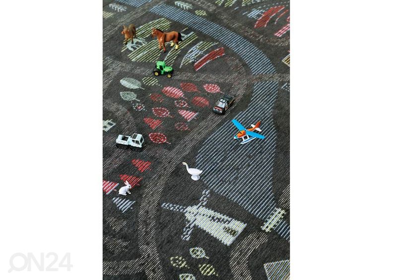 Narma smartWeave® DUO vaip Ülejõe carbon 100x160 cm suurendatud