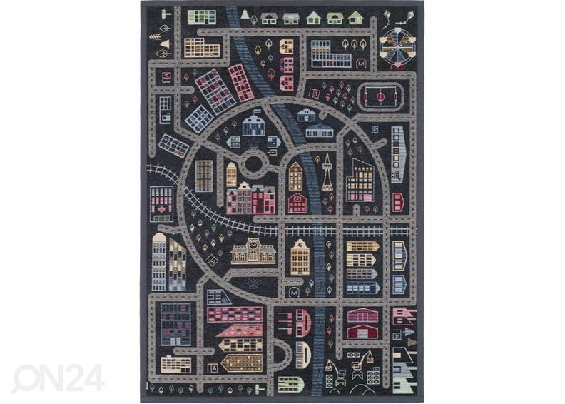 Narma smartWeave® DUO vaip Ülejõe carbon 140x200 cm suurendatud