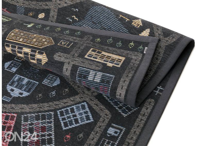 Narma smartWeave® DUO vaip Ülejõe carbon 140x200 cm suurendatud