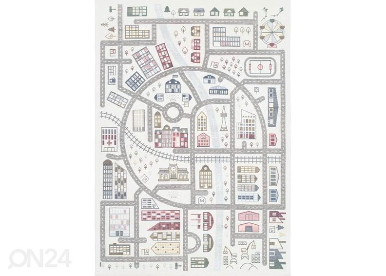 Narma smartWeave® DUO vaip Ülejõe white 100x160 cm suurendatud