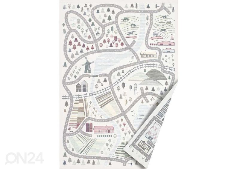 Narma smartWeave® DUO vaip Ülejõe white 140x200 cm suurendatud