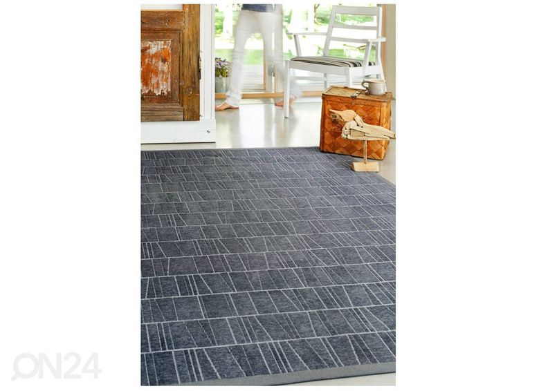 Narma smartWeave® vaip Kursi grey 100x160 cm suurendatud