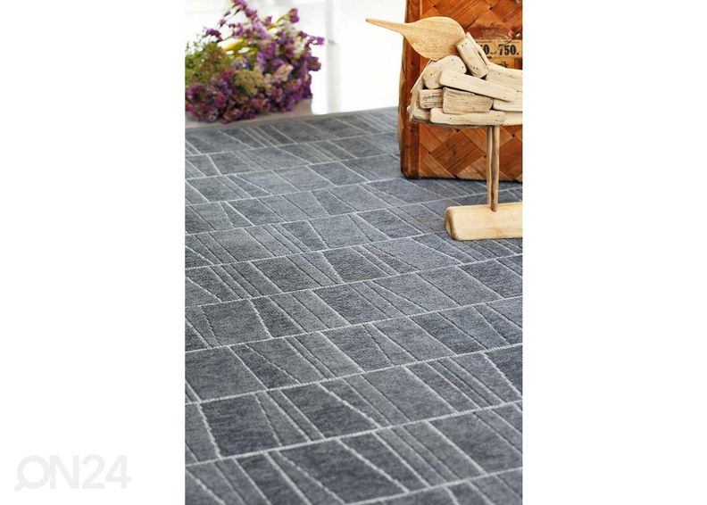 Narma smartWeave® vaip Kursi grey 80x250 cm suurendatud