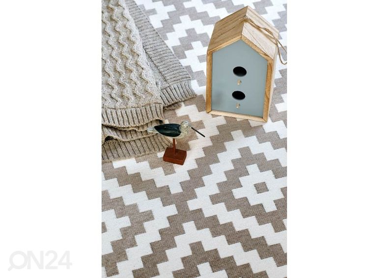 Narma smartWeave® vaip Saka beige 80x250 cm suurendatud