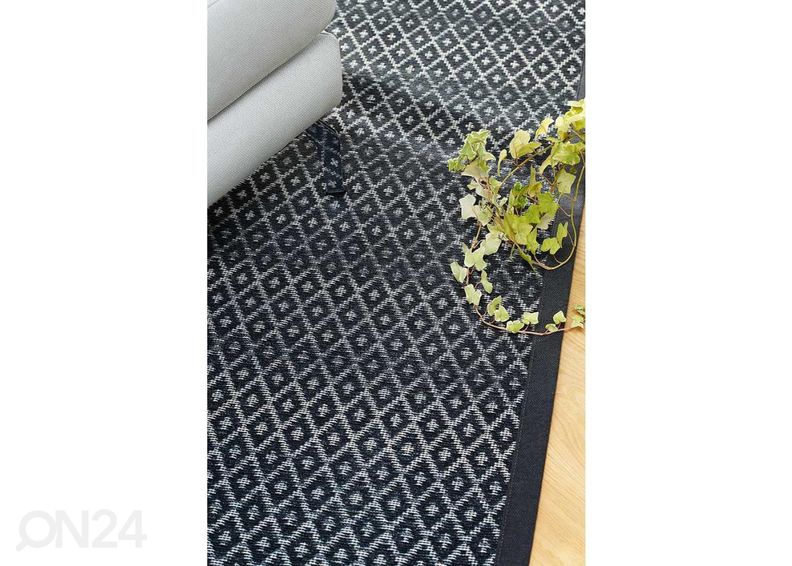 Narma smartWeave® vaip Tsirgu carbon 80x250 cm suurendatud