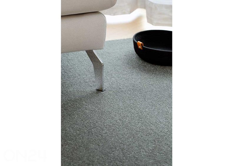 Narma veluurvaip Eden™ grey ümar Ø 133 cm suurendatud