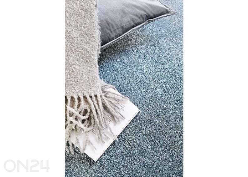 Narma veluurvaip Noble™ blue ümar Ø 200 cm suurendatud