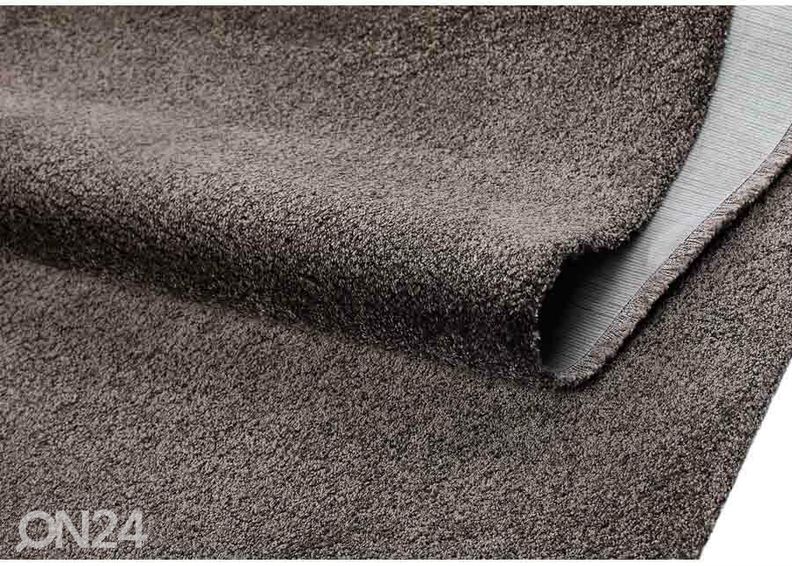 Narma veluurvaip Noble™ brown ümar Ø 133 cm suurendatud