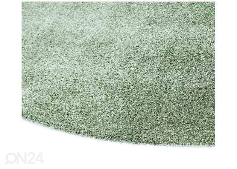 Narma veluurvaip Noble™ green ümar Ø 133 cm suurendatud