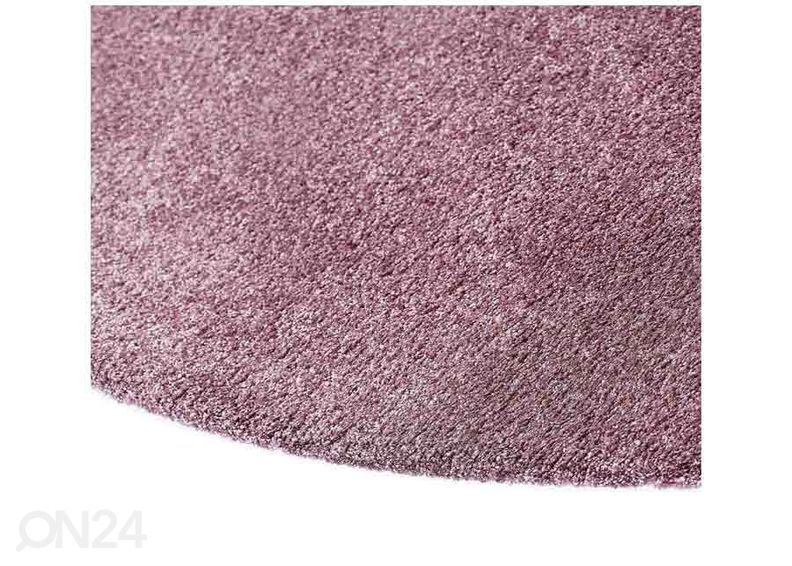 Narma veluurvaip Noble™ lilac ümar Ø 133 cm suurendatud